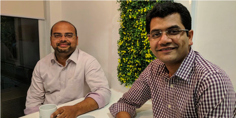 Founders Anindya Dutta and Sandeep Dalmia