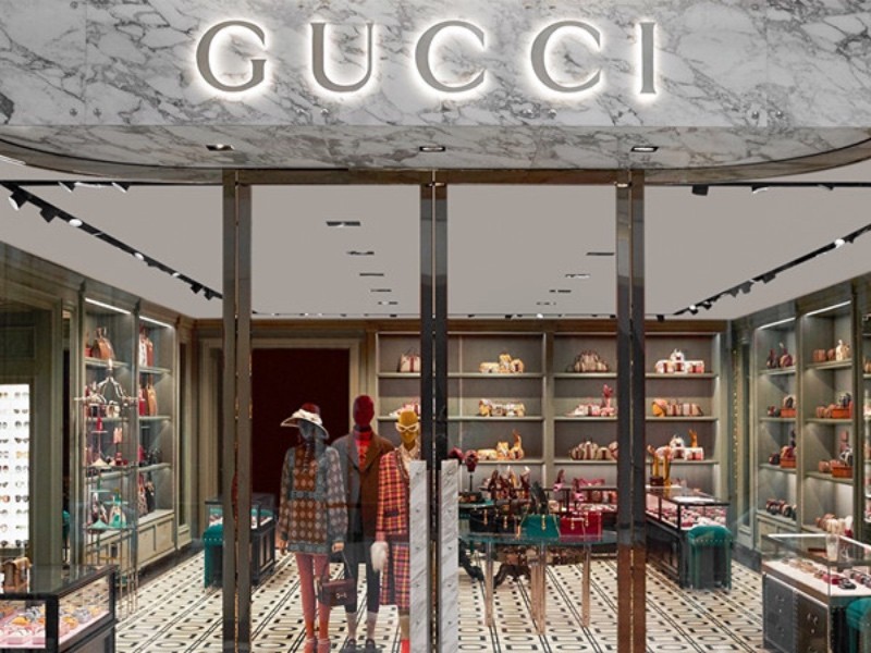 department stores that sell gucci